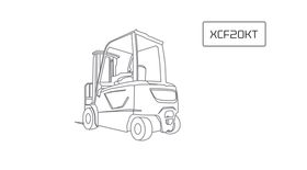 Вилочный погрузчик XCMG XCF20KT