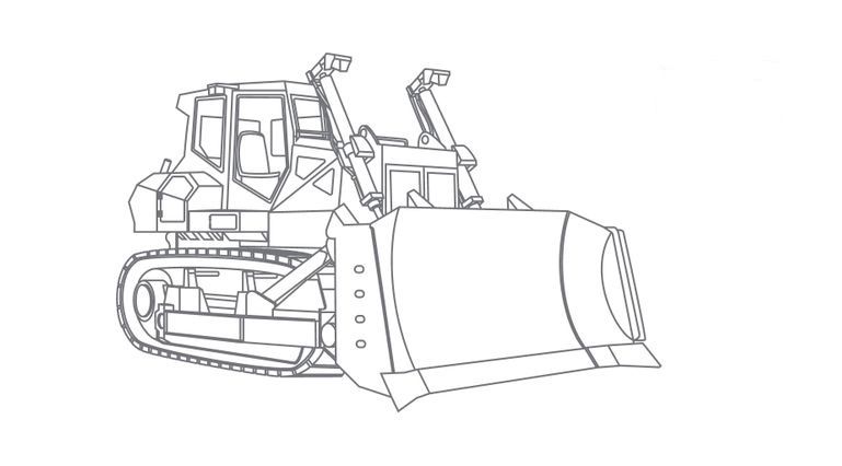 Бульдозер XCMG D5AT