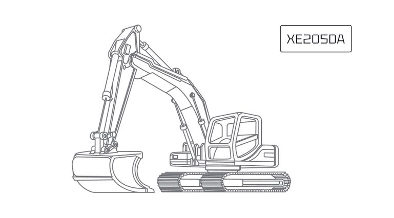 Экскаватор XCMG XE205DA